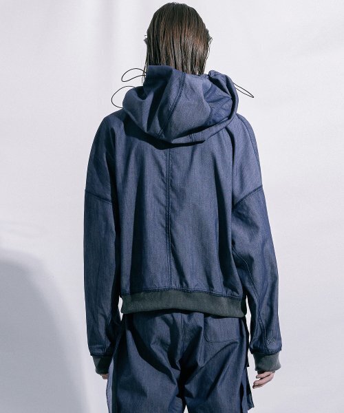 ASPARAGUS（アスパラガス）の「3Dポケットフードパーカー デニム（パーカー・メンズ・その他・SMALL/MEDIUM/LARGE/X-SMALL）」の3枚目の写真