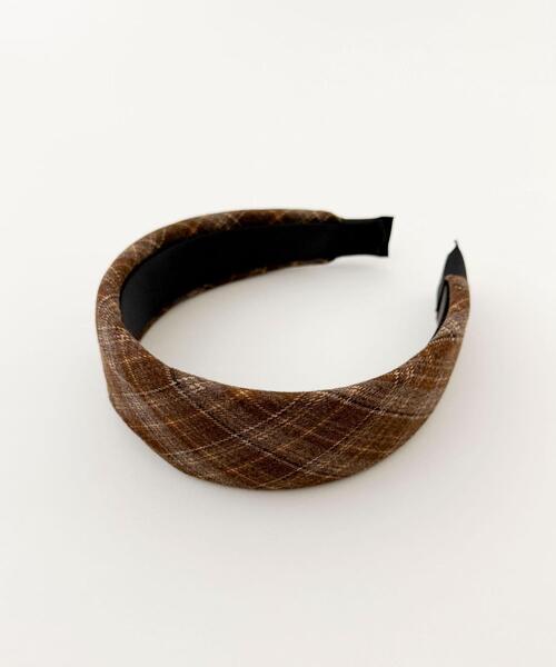 WEGO（ウィゴー）の「WEGO/チェックワイドカチューシャ（カチューシャ・レディース・その他1/その他2/その他3・FREE）」の5枚目の写真