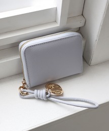 LUIRE｜お嬢様のクローゼット⟡.· 長財布 ライトブルー レザー リズリサ LIZ LISA ティー リボン金具使い配色ラウンド長財布 （ブルー