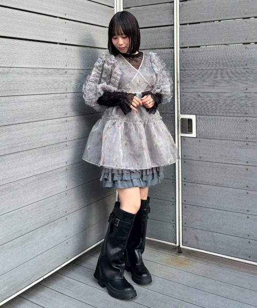 Candy Stripper（キャンディストリッパー）の「SHORT FRILL パンツ（その他パンツ・レディース・ブラック/グレー・FREE）」の21枚目の写真