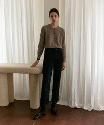 depound（デパウンド）の「ストレートデニムパンツ[ブラック]（デニムパンツ）」