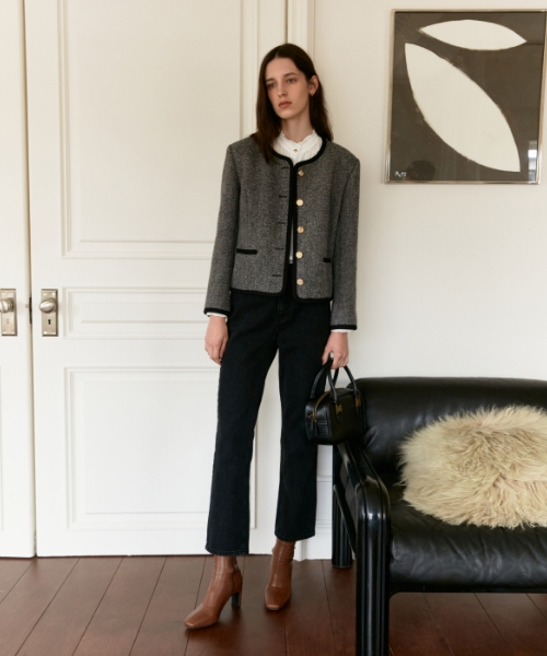 depound（デパウンド）の「ストレートデニムパンツ[ブラック]（デニムパンツ・レディース・その他・LARGE/MEDIUM/SMALL）」の3枚目の写真