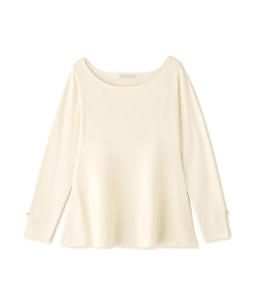 PROPORTION BODY DRESSING(プロポーションボディドレッシング)の「<ウォッシャブル/UV>ペプラムベーシックニット / 1216170202(ニット/セーター・レディース・グレー/ネイビー/ホワイト系その他/ブルー・FREE)」の6枚目の写真