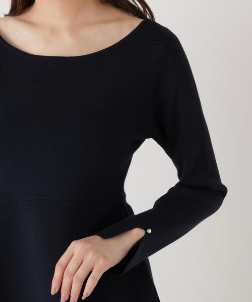 PROPORTION BODY DRESSING(プロポーションボディドレッシング)の「<ウォッシャブル/UV>ペプラムベーシックニット / 1216170202(ニット/セーター・レディース・グレー/ネイビー/ホワイト系その他/ブルー・FREE)」の16枚目の写真