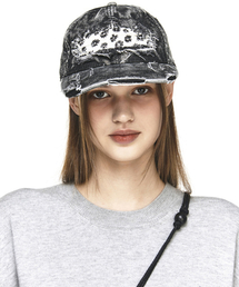 THE GREATEST（ザ　グレイテスト）の「ディストレストフローラルデニムボールキャップ（キャップ）」