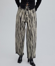 Ameri | HAND BLEACH LOOSE DENIM(デニムパンツ)