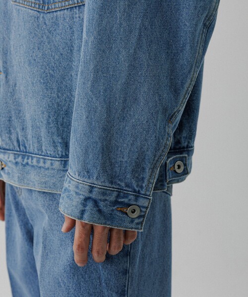 ADAM ET ROPE'(アダムエロペ)の「ブリーチ デニムジャケット / ADAM ET ROPE' JEANS -PERS-(デニムジャケット・メンズ・ブルー系その他4・M/L/S)」の13枚目の写真