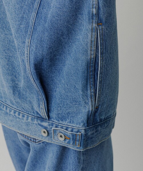 ADAM ET ROPE'(アダムエロペ)の「ブリーチ デニムジャケット / ADAM ET ROPE' JEANS -PERS-(デニムジャケット・メンズ・ブルー系その他4・M/L/S)」の15枚目の写真