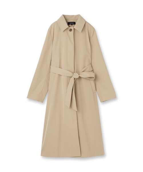 UNTITLED（アンタイトル）の「【はっ水/洗える】タスランステンカラーコート（ステンカラーコート・レディース・ベージュ/ネイビー・00/01/02/03/04/42/44/46/48/50）」の3枚目の写真