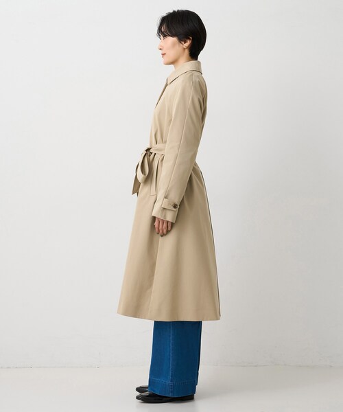 UNTITLED（アンタイトル）の「【はっ水/洗える】タスランステンカラーコート（ステンカラーコート・レディース・ベージュ/ネイビー・00/01/02/03/04/42/44/46/48/50）」の19枚目の写真