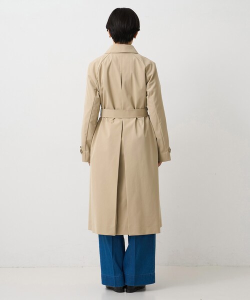 UNTITLED（アンタイトル）の「【はっ水/洗える】タスランステンカラーコート（ステンカラーコート・レディース・ベージュ/ネイビー・00/01/02/03/04/42/44/46/48/50）」の20枚目の写真