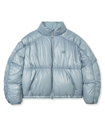 BROWNBREATH | W SHIRRING CROP DOWN JACKET - SKY BLUE(ダウンジャケット/コート)