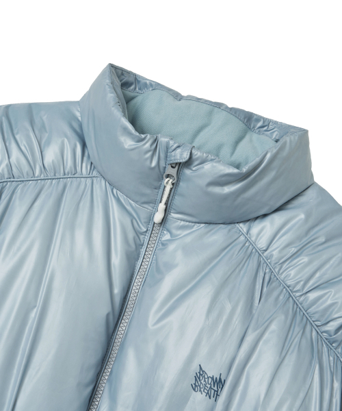 BROWNBREATH（ブラウンブレス）の「W SHIRRING CROP DOWN JACKET - SKY BLUE（ダウンジャケット/コート・レディース・その他・S/M）」の3枚目の写真