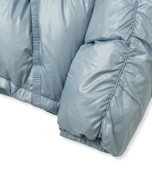 BROWNBREATH（ブラウンブレス）の「W SHIRRING CROP DOWN JACKET - SKY BLUE（ダウンジャケット/コート・レディース・その他・S/M）」の6枚目の写真