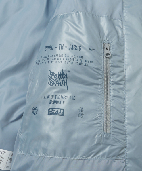 BROWNBREATH（ブラウンブレス）の「W SHIRRING CROP DOWN JACKET - SKY BLUE（ダウンジャケット/コート・レディース・その他・S/M）」の8枚目の写真