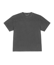 LORES（ロアス）の「Raw Edges Dyed Tee - Charcoal（Tシャツ/カットソー）」