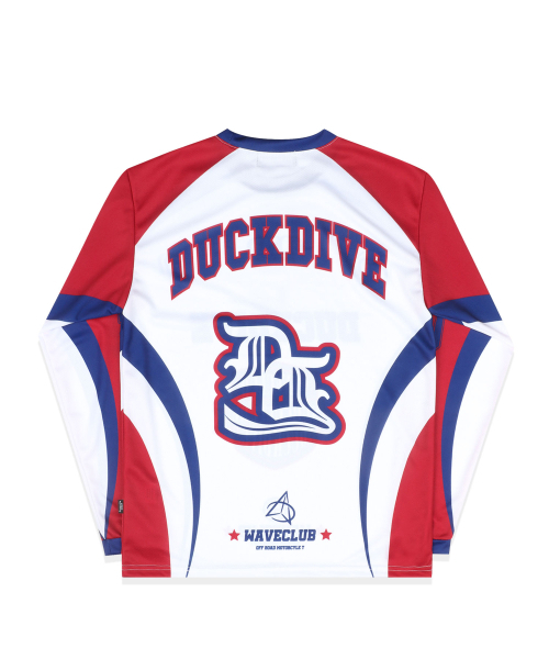 DUCKDIVE(ダックダイブ)の「オフロードメッシュロングスリーブレッド(Tシャツ/カットソー・メンズ・その他・M/L/XL)」の3枚目の写真