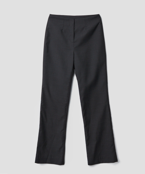 TTUDEMENT（トュードメント）の「SLIM-FIT LAYERED SKIRT PANTS_CHARCOAL（その他パンツ・レディース・その他・S/M）」の6枚目の写真