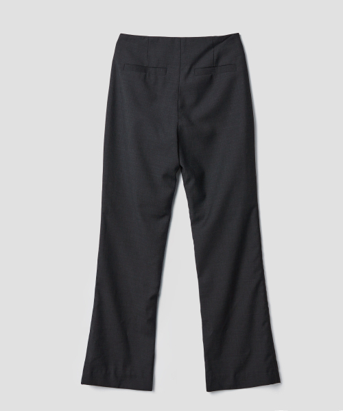 TTUDEMENT（トュードメント）の「SLIM-FIT LAYERED SKIRT PANTS_CHARCOAL（その他パンツ・レディース・その他・S/M）」の7枚目の写真