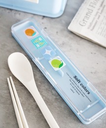 LAKOLE（ラコレ）の「【入園入学にも】[FRUITS AND BLOOM]スプーン&箸セット / 612305（カトラリー）」