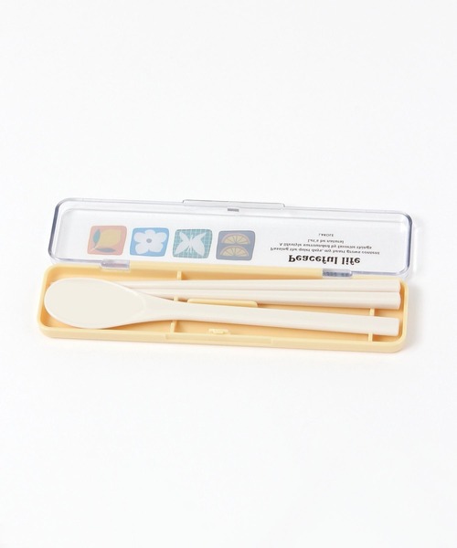 LAKOLE（ラコレ）の「【入園入学にも】[FRUITS AND BLOOM]スプーン&箸セット / 612305（カトラリー・レディース・イエロー/ライトブルー・FREE）」の8枚目の写真