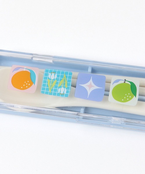 LAKOLE（ラコレ）の「【入園入学にも】[FRUITS AND BLOOM]スプーン&箸セット / 612305（カトラリー・レディース・イエロー/ライトブルー・FREE）」の18枚目の写真