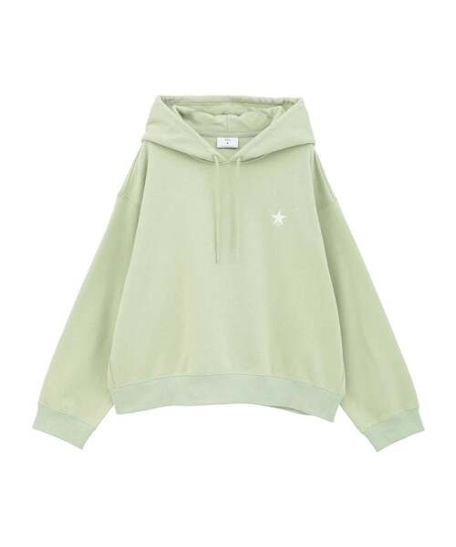 CONVERSE TOKYO（コンバーストウキョウ）の「EMBROIDERED LOGO HOODIE（パーカー・レディース・ミント/チャコールグレー/杢グレー・FREE）」の14枚目の写真