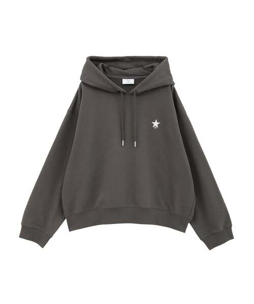 CONVERSE TOKYO（コンバーストウキョウ）の「EMBROIDERED LOGO HOODIE（パーカー・レディース・ミント/チャコールグレー/杢グレー・FREE）」の16枚目の写真