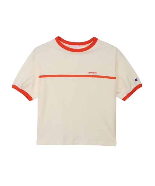 Champion(チャンピオン)の「【Champion/チャンピオン】レディース ショートスリーブリンガーTシャツ(Tシャツ/カットソー・レディース・ブルー系4/ホワイト系その他4/ホワイト系3/グリーン系その他・LARGE/MEDIUM)」の3枚目の写真