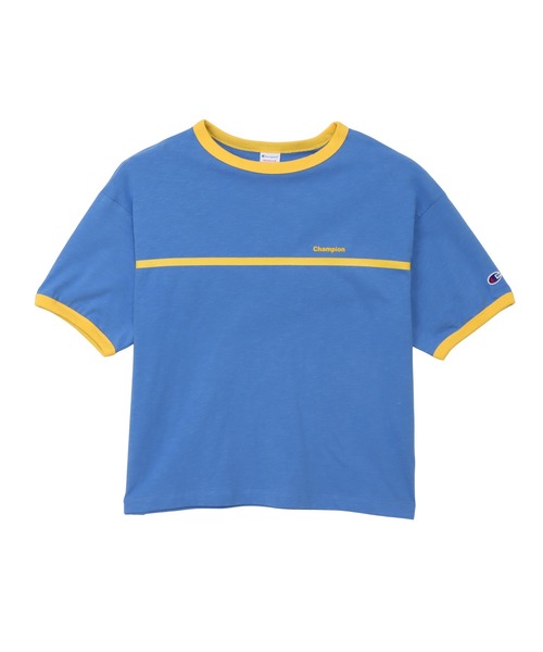 Champion(チャンピオン)の「【Champion/チャンピオン】レディース ショートスリーブリンガーTシャツ(Tシャツ/カットソー・レディース・ブルー系4/ホワイト系その他4/ホワイト系3/グリーン系その他・LARGE/MEDIUM)」の12枚目の写真