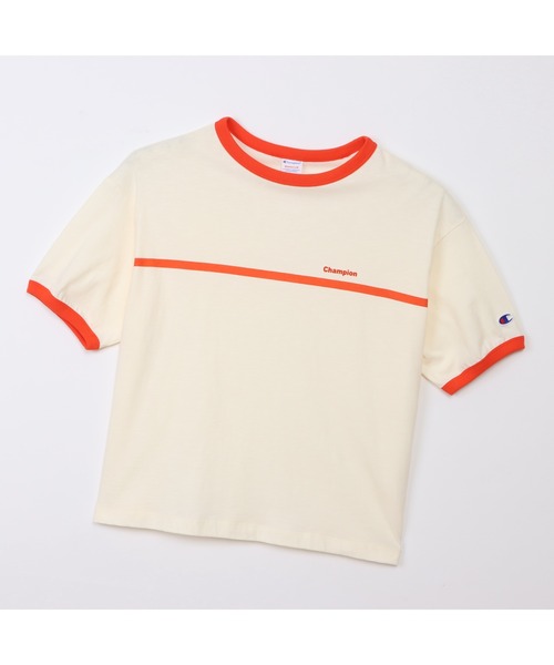 Champion(チャンピオン)の「【Champion/チャンピオン】レディース ショートスリーブリンガーTシャツ(Tシャツ/カットソー・レディース・ブルー系4/ホワイト系その他4/ホワイト系3/グリーン系その他・LARGE/MEDIUM)」の18枚目の写真