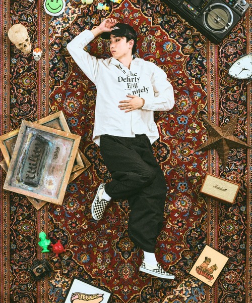 EFFECTEN（エフェクテン）の「【EFFECTEN】Page-6 big shirts（シャツ/ブラウス・メンズ・ネイビー/ホワイト・X-LARGE/LARGE/MEDIUM）」の5枚目の写真