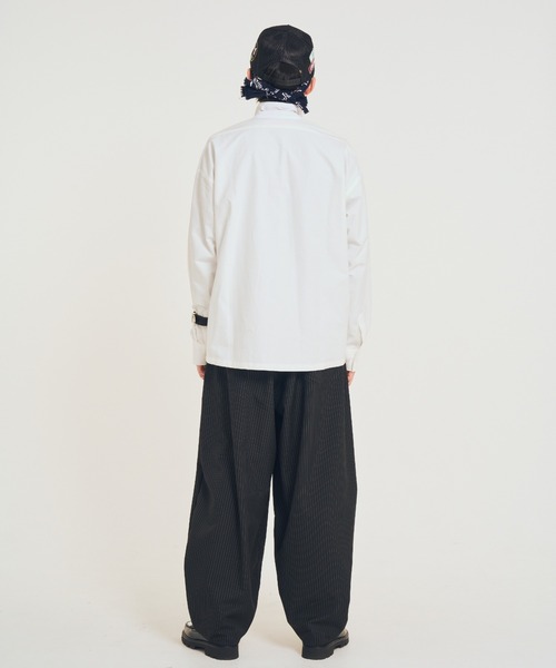 EFFECTEN（エフェクテン）の「【EFFECTEN】Page-6 big shirts（シャツ/ブラウス・メンズ・ネイビー/ホワイト・X-LARGE/LARGE/MEDIUM）」の9枚目の写真