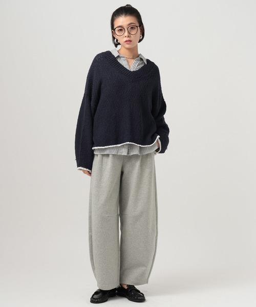 BAYFLOW（ベイフロー）の「スウェットバレルパンツ（その他パンツ・レディース・オートミール/杢グレー・MEDIUM/SMALL）」の16枚目の写真