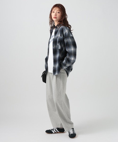 BAYFLOW(ベイフロー)の「スウェットバレルパンツ(その他パンツ・レディース・杢グレー/オートミール・SMALL/MEDIUM)」の5枚目の写真