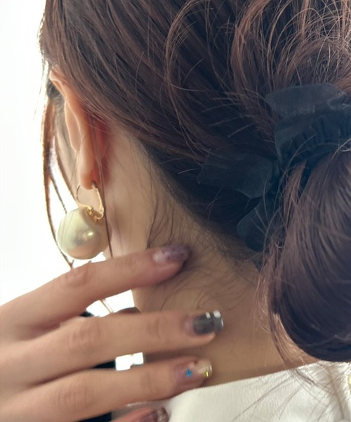 Kotoe(コトエ)の「【2サイズ】ビッグパールピアス(ピアス(両耳用)・レディース・ホワイト系その他/ホワイト・FREE)」の11枚目の写真