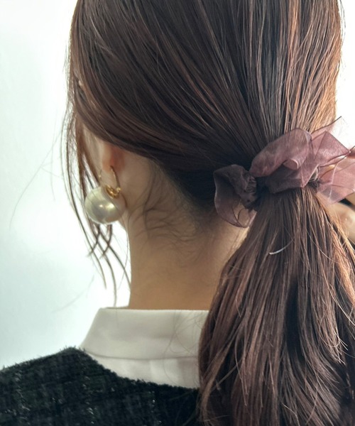 Kotoe(コトエ)の「【2サイズ】ビッグパールピアス(ピアス(両耳用)・レディース・ホワイト系その他/ホワイト・FREE)」の13枚目の写真