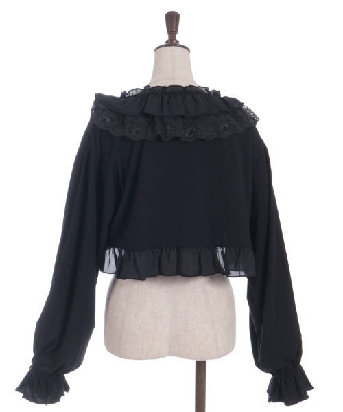 axes femme（アクシーズファム）の「フリルカットソーボレロ（カーディガン/ボレロ・レディース・ブラック/ピンク/キナリ・FREE）」の21枚目の写真