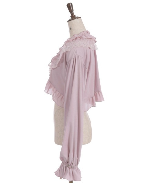 axes femme（アクシーズファム）の「フリルカットソーボレロ（カーディガン/ボレロ・レディース・ブラック/ピンク/キナリ・FREE）」の14枚目の写真