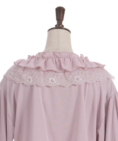 axes femme（アクシーズファム）の「フリルカットソーボレロ（カーディガン/ボレロ・レディース・ブラック/ピンク/キナリ・FREE）」の9枚目の写真