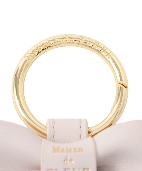 Maison de FLEUR（メゾンドフルール）の「リボンキーリング（チャーム・レディース・ラベンダー/ネイビー/ブラック/ピンク・FREE）」の10枚目の写真