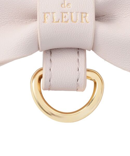 Maison de FLEUR（メゾンドフルール）の「リボンキーリング（チャーム・レディース・ラベンダー/ネイビー/ブラック/ピンク・FREE）」の11枚目の写真
