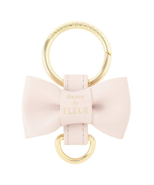 Maison de FLEUR（メゾンドフルール）の「リボンキーリング（チャーム・レディース・ラベンダー/ネイビー/ブラック/ピンク・FREE）」の13枚目の写真