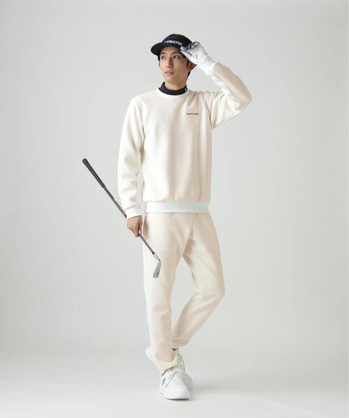 PEARLY GATES(パーリーゲイツ)の「【PEARLY GATES】NOモノフィラアヤクッションクルーネックカットソー(Tシャツ/カットソー・メンズ・ホワイト系その他/ネイビー/ダークインディゴブルー・MEDIUM/LARGE/X-LARGE)」の6枚目の写真