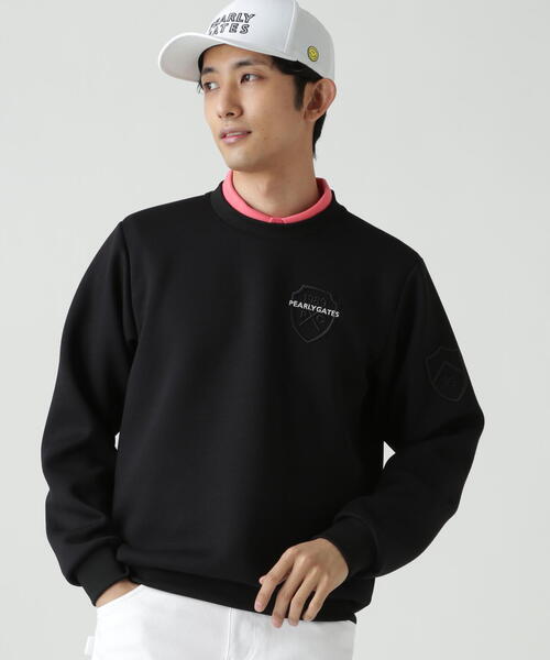 PEARLY GATES(パーリーゲイツ)の「【PEARLY GATES】NOモノフィラアヤクッションクルーネックカットソー(Tシャツ/カットソー・メンズ・ホワイト系その他/ネイビー/ダークインディゴブルー・MEDIUM/LARGE/X-LARGE)」の2枚目の写真