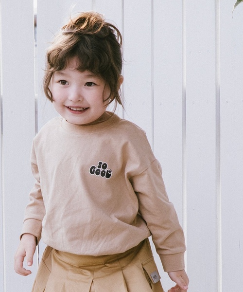 and D. petit main（アンドディープティマイン）の「【親子リンク】【365D】OFUZAKEおにいちゃんロンT（Tシャツ/カットソー・キッズ・カーキ/ライトグレー/ベージュ系その他/ホワイト・110cm/140cm/120cm/130cm/100cm/90cm）」の11枚目の写真