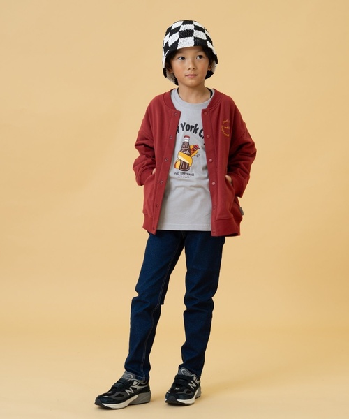 and D. petit main（アンドディープティマイン）の「【親子リンク】【365D】OFUZAKEおにいちゃんロンT（Tシャツ/カットソー・キッズ・カーキ/ライトグレー/ベージュ系その他/ホワイト・110cm/140cm/120cm/130cm/100cm/90cm）」の15枚目の写真