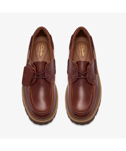Clarks（クラークス）の「Cleyhill Boat. / レディース クレイヒルボート (ダークブラウンレザー)（モカシン/デッキシューズ・レディース・ダークブラウン・UK4/UK3.5/UK5.5/UK5/UK4.5/UK3/UK6）」の6枚目の写真