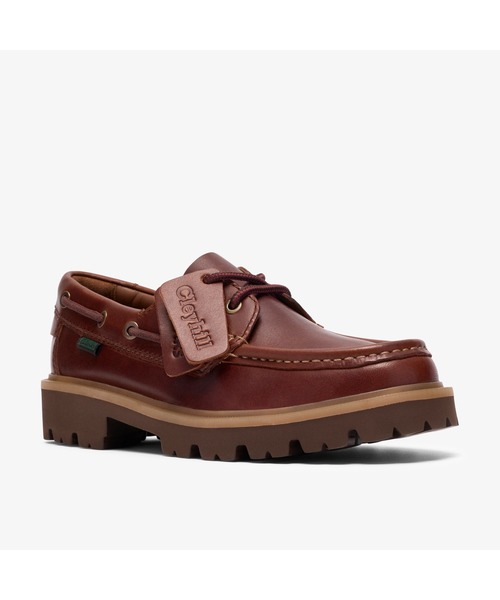 Clarks（クラークス）の「Cleyhill Boat. / レディース クレイヒルボート (ダークブラウンレザー)（モカシン/デッキシューズ・レディース・ダークブラウン・UK4/UK3.5/UK5.5/UK5/UK4.5/UK3/UK6）」の7枚目の写真
