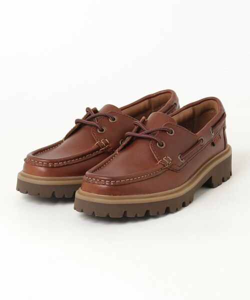 Clarks（クラークス）の「Cleyhill Boat. / レディース クレイヒルボート (ダークブラウンレザー)（モカシン/デッキシューズ・レディース・ダークブラウン・UK4/UK3.5/UK5.5/UK5/UK4.5/UK3/UK6）」の13枚目の写真